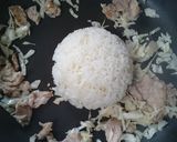 お好み焼き風スープチャーハン作り方1写真