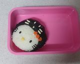 黒猫キティ弁当作り方2写真