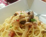 ポルチーニ香る✾茸の贅沢クリームパスタ作り方9写真