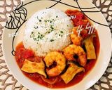 えびとエリンギ☆トマトカレー作り方5写真