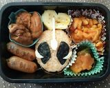キャラ弁 おにぎりで仮面ライダーゴースト作り方4写真