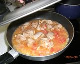 鶏肉のレモン＆トマト煮作り方4写真