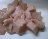 鶏むね肉で簡単！ オニオンにんにく焼き♪作り方2写真
