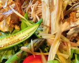 蕎麦と鶏ムネ肉のヘルシーサラダ仕立て作り方11写真