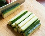 ごぼうより楽!やみつきズッキーニのきんぴら作り方1写真
