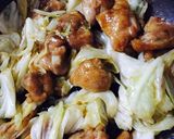 【改】簡単おかず♪鶏キャベオイスター作り方5写真