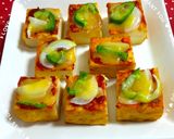簡単かわいい☆トースターで厚揚げピザ作り方3写真