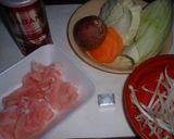 ポーク・チャプスイ(chop suey)作り方1写真