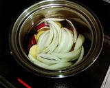 わかめ万歳♪さつまいも味噌汁作り方2写真