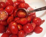 ハーブビネガーを使った、トマトのマリネ作り方2写真