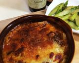 今日ランチ♥︎簡単ナスのミートチーズ焼き作り方8写真