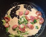 フライパン一つでチーズクリームパスタ♪作り方6写真
