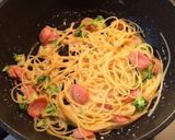 フライパン一つでチーズクリームパスタ♪作り方7写真