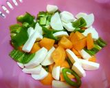 鶏肉と野菜のオイスター炒め（+まこも♪）作り方2写真