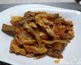 たたきごぼうと豚肉のトマト煮作り方6写真