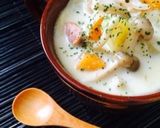 ほっこり優しい♡かぼちゃ豆乳スープ作り方9写真