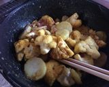 カリフラワーとベーコンポテト作り方7写真