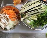 ご飯が進む！生姜とミンチの野菜炒め♡作り方1写真