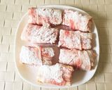 厚揚げとチーズの肉巻。手作り焼肉タレで作り方5写真