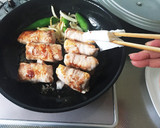 厚揚げとチーズの肉巻。手作り焼肉タレで作り方7写真