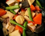 すき焼きのタレで筑前煮作り方3写真