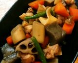 すき焼きのタレで筑前煮作り方5写真