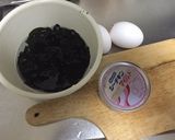 簡単おつまみ☆ツナとワカメのオムレツ作り方1写真