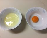 ふわふわチーズの卵のせピザパン作り方1写真