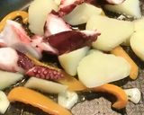 ぶつ切りタコのガリシア風パスタ作り方3写真