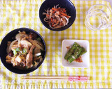 親子丼 ＊卵１個でとろとろ作り方8写真