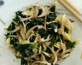 手早く簡単☆みょうがとワカメの酢のもの作り方4写真