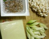 我が家の納豆パスタ　作り方1写真