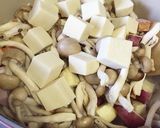 高野豆腐の具沢山ミルクスープ。作り方1写真