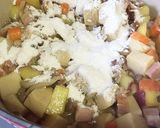 高野豆腐の具沢山ミルクスープ。作り方3写真