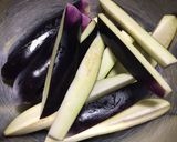たっぷりネギダレde☆中華風茄子☆作り方1写真