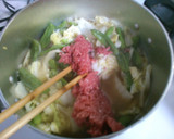 簡単！白菜とししとう、挽き肉の中華煮込み作り方4写真