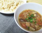 野菜たっぷり～けんちん風つけうどん作り方5写真
