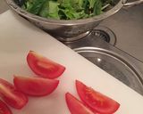 ホットスモークサーモンのサラダ作り方2写真