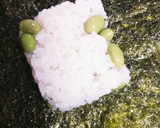 枝豆ごはんとハムちーおにぎらず◆作り方2写真