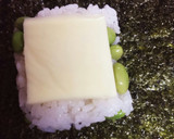 枝豆ごはんとハムちーおにぎらず◆作り方3写真