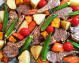 ラム肉の香草ぎゅうぎゅう焼き！作り方5写真