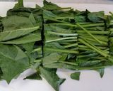 ほうれん草の磯香あえ(低糖質クルミ付)作り方1写真