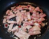 簡単♪なめ茸とベーコンの焼きうどん作り方3写真