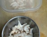 今日のランチ。ササミのヘルシートースト作り方1写真