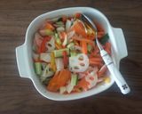 我が家の定番常備菜。野菜の甘酢漬け作り方6写真