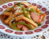 ✜高野豆腐のナポリタン炒め✜作り方6写真