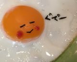 簡単☆ぐでたま ♬綺麗な目玉焼きの焼き方作り方3写真