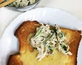 今日のランチ。ササミのヘルシートースト作り方5写真
