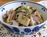 ✜高野豆腐とベーコンきのこのコンソメ煮✜作り方5写真
