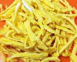 栄養価UP！豆苗と人参と卵の胡麻和え作り方4写真